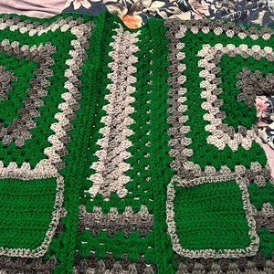 Slytherin hogwarts house cardigan